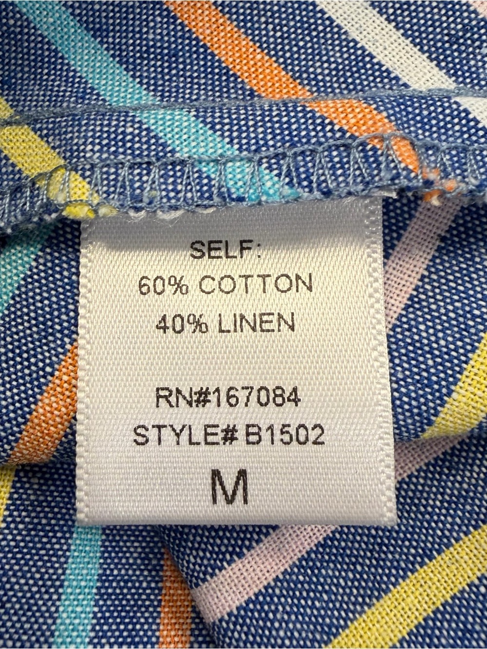 Tuckernuck Provence Stripe Mila Dress Medium NWT Cotton Linen Maxi Pockets - Picture 15 of 16